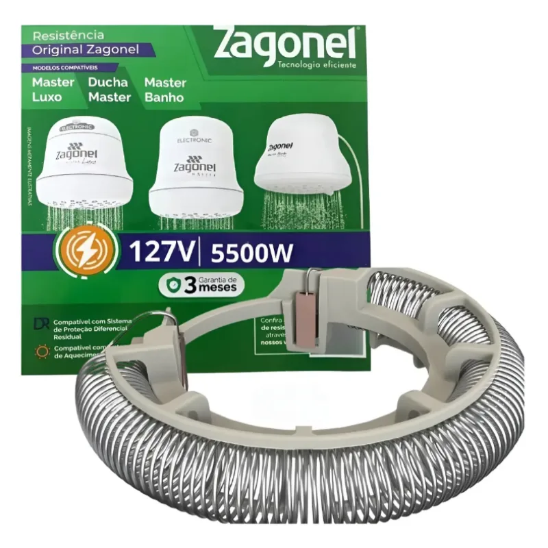 Resistência Ducha Elet 127V 5500W - Zagonel