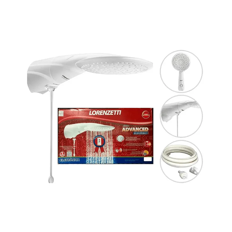Chuveiro Ducha Advanced Eletrônico 220V 7500W - Lorenzetti — Eletrônicos
